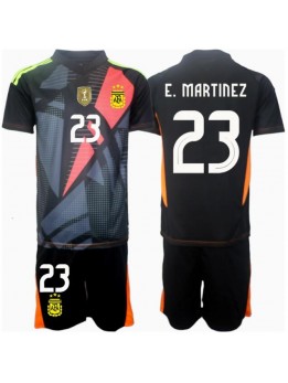 Billige Argentina Emiliano Martinez #23 Keeper Hjemmedraktsett Barn Copa America 2024 Kortermet (+ Korte bukser)